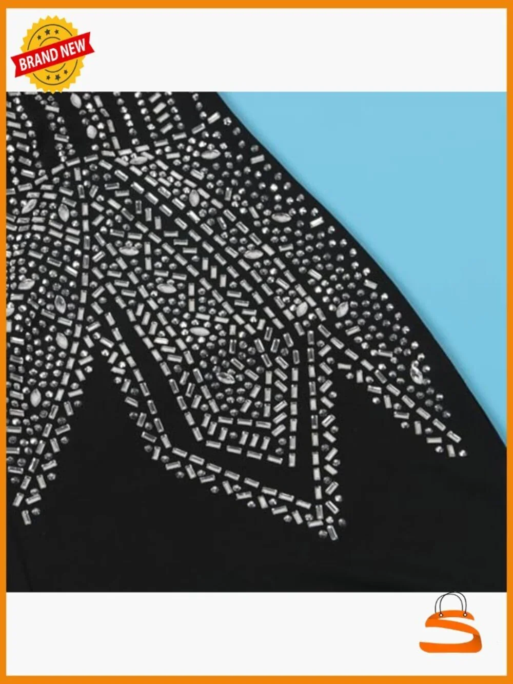 Sexy Rhinestone Halter Deep V Neck Romper Jumpsuit Sleeveless Party